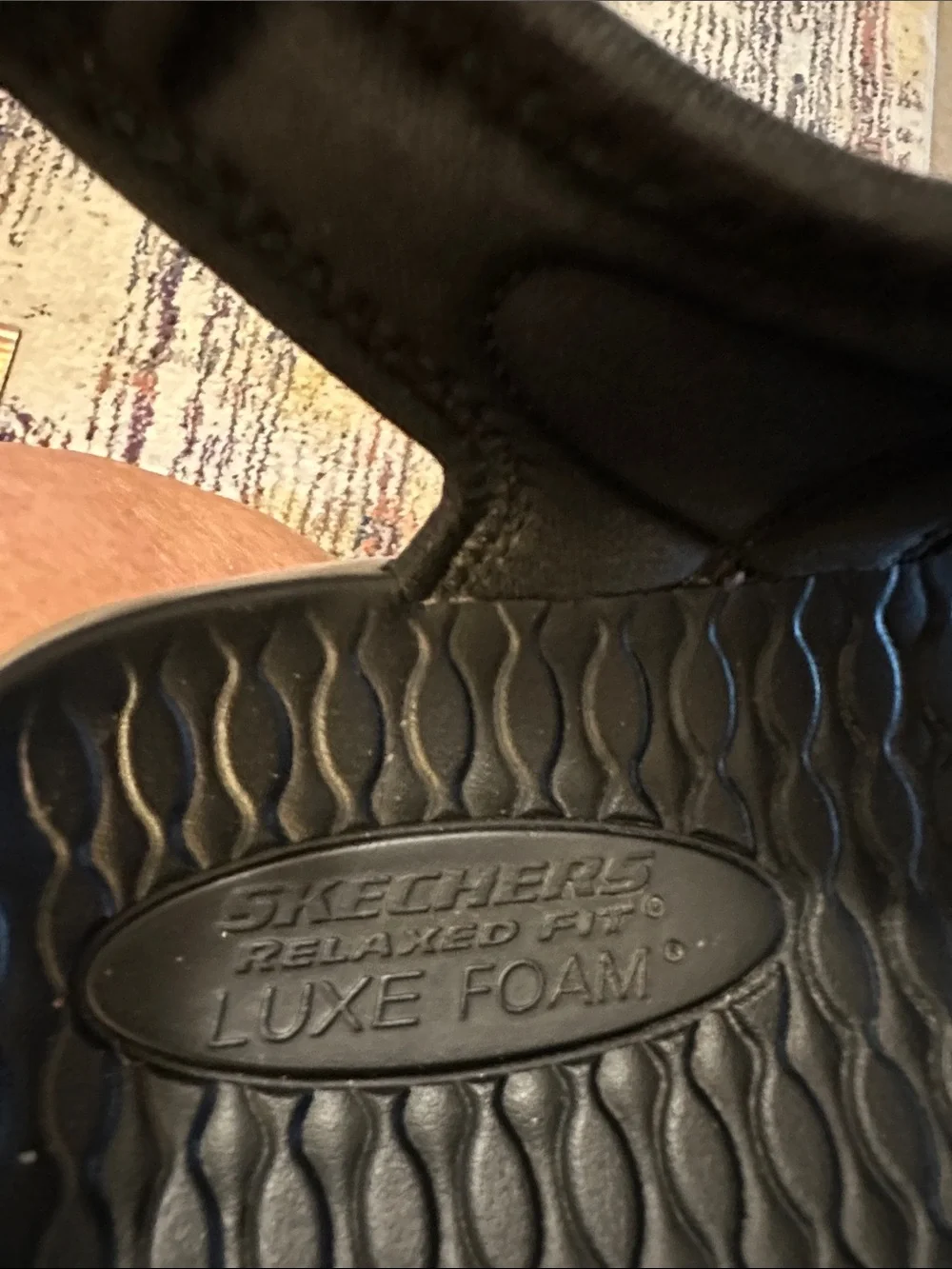 Skechers Brown and Black Men's Adjustable Strap Sandals